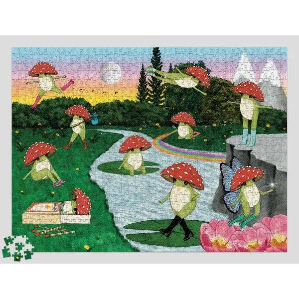 1 000 PIECE PUZZLE | LITTLE FROG-Puzzles and Such-HACHETTE BOOK GROUP-Coriander