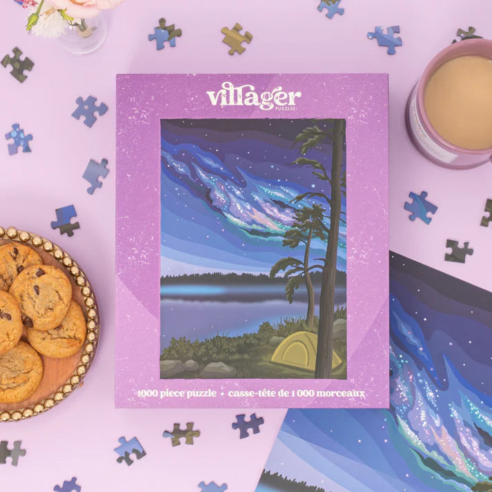 1 000 PIECE PUZZLE | NORTHERN CAMPING-Puzzles-VILLAGER PUZZLES-Coriander