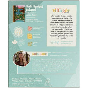 1 000 PIECE PUZZLE | SALT SPRING ISLAND-Puzzles-VILLAGER PUZZLES-Coriander
