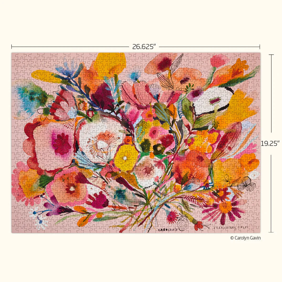 1 000 PIECE PUZZLE | STRAWBERRY FIELDS-Puzzles and Such-WERKSHOPPE-Coriander