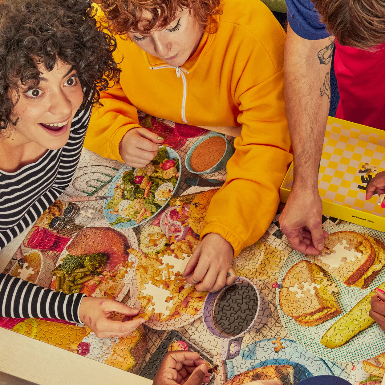 1 000 PIECE PUZZLE | THE DINER-Puzzle-LE PUZZ-Coriander