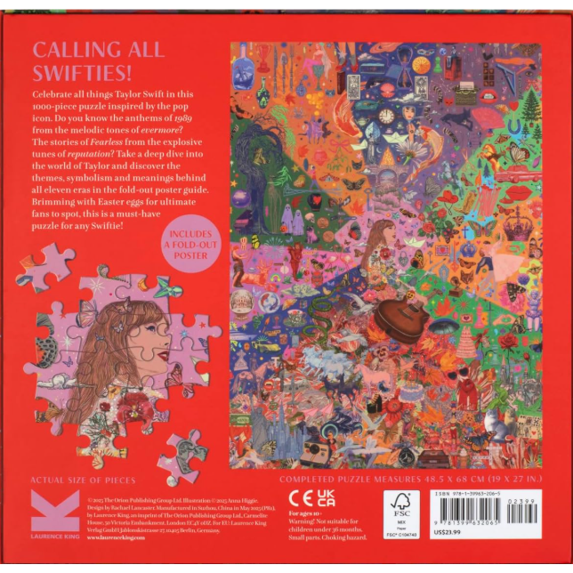 1 000 PIECE PUZZLE | THE WORLD OF TAYLOR-Puzzles-RAINCOAST-Coriander