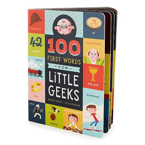 100 FIRST WORDS FOR LITTLE GEEKS-Book-RAINCOAST-Coriander