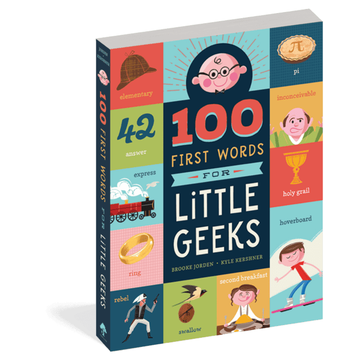 100 FIRST WORDS FOR LITTLE GEEKS-Book-RAINCOAST-Coriander