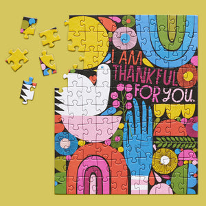 100 PIECE PUZZLE - THANKFUL FOR YOU-Puzzles-WERKSHOPPE-Coriander