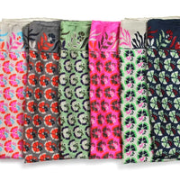 100% SILK MINI SCARF | AUGUSTINE GREEN-Scarves & Wraps-LES BELLES VAGABONDES-Coriander