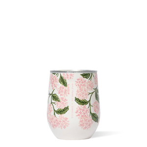 12 OZ STEMLESS | PINK HYDRANGEA-Home-CORKCICLE-Coriander