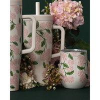 12 OZ STEMLESS | PINK HYDRANGEA-Home-CORKCICLE-Coriander