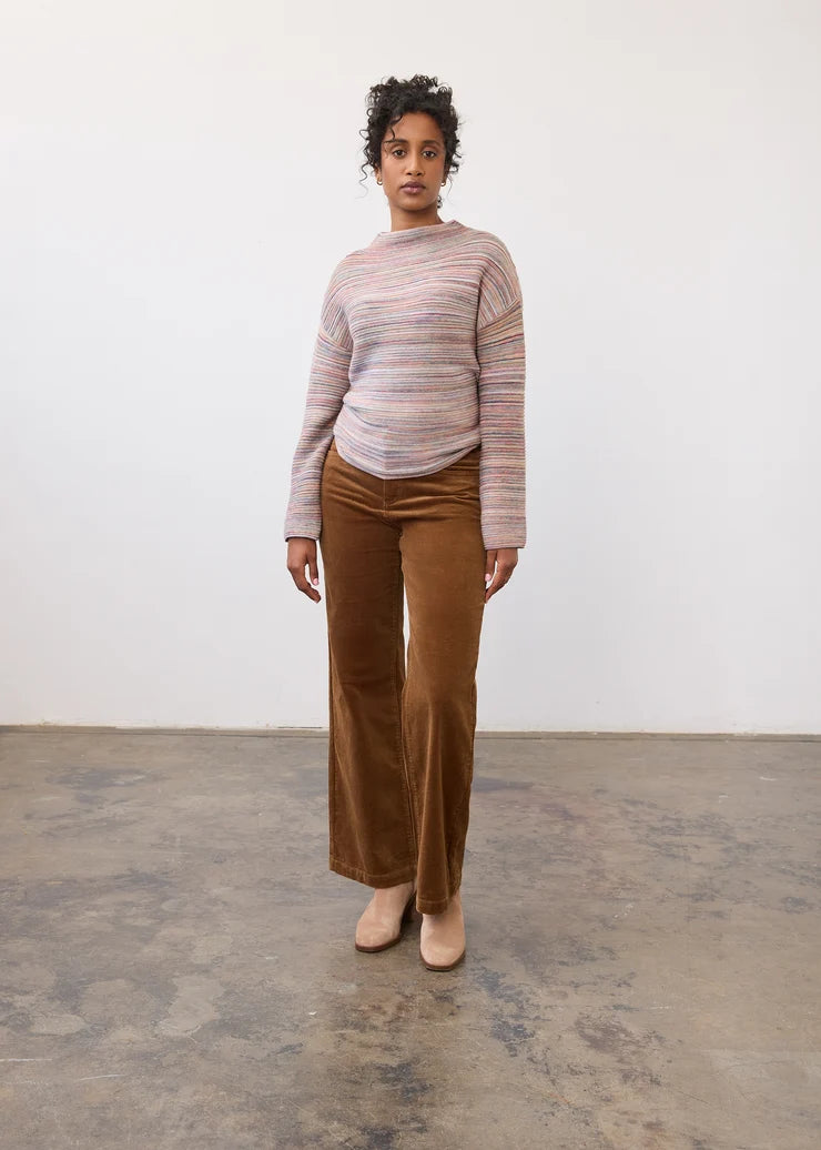 CORDUROY PANTS | OLIVIA WIDE LEG-Denim-FRENCH DRESSING JEANS-Coriander