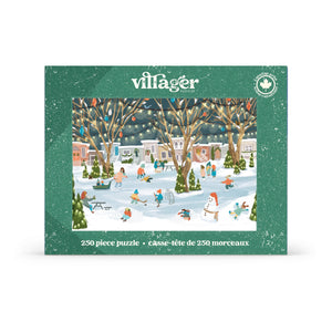 250 PIECE PUZZLE | NEIGHBOURHOOD RINK-Puzzles and Such-VILLAGER PUZZLES-Coriander