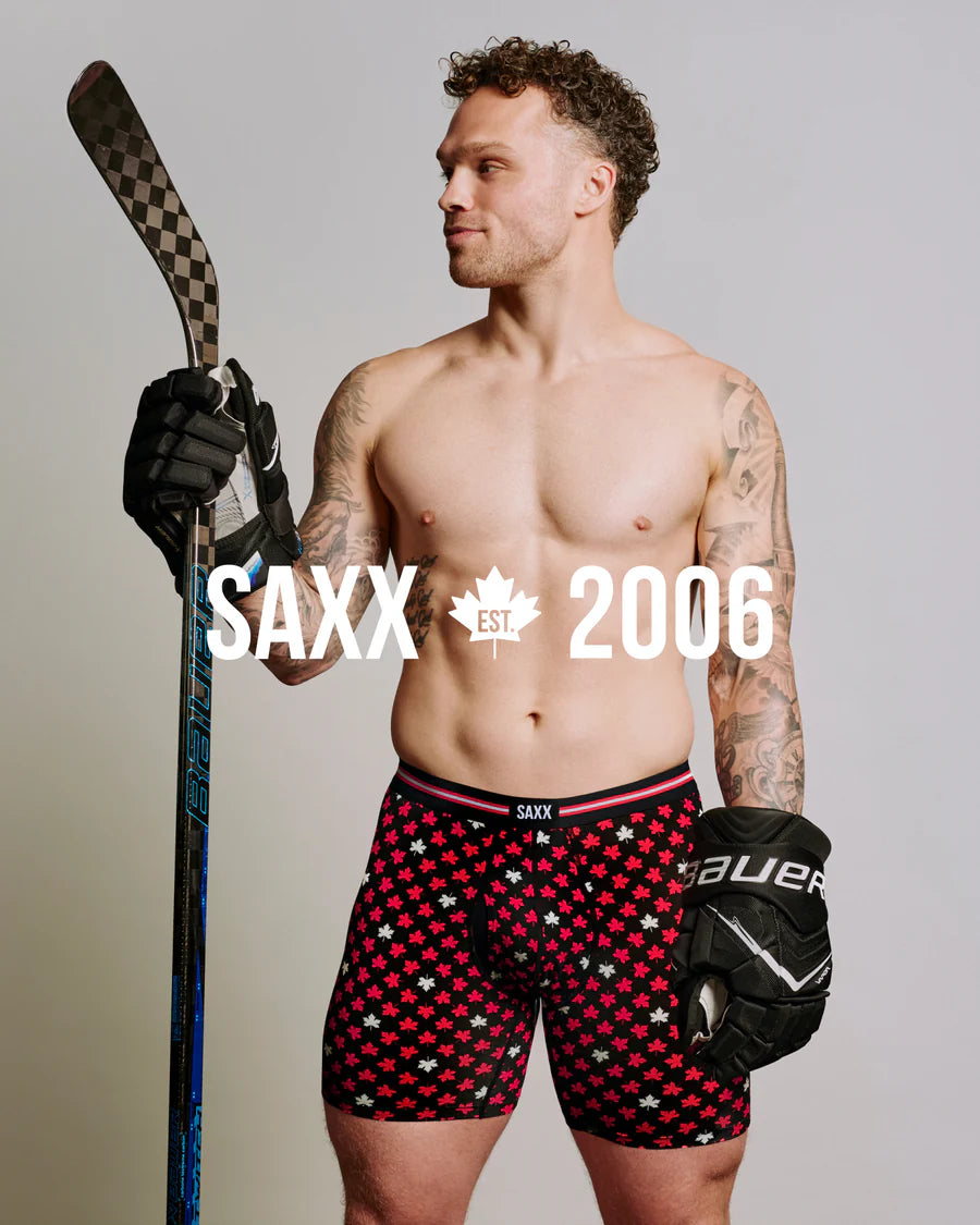 VIBE BOXER BRIEF | MAPLE LEAF-BLACK-Intimates-SAXX-Coriander