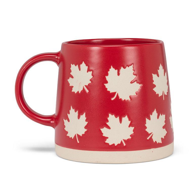 14 OZ MUG | RED MAPLE LEAVES