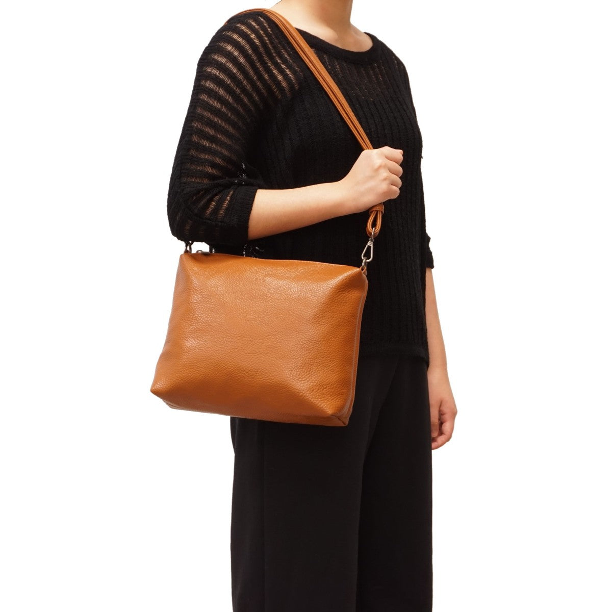 2N1 REVERSIBLE HOBO | CECILIA-Bags & Wallets-S-Q-Coriander