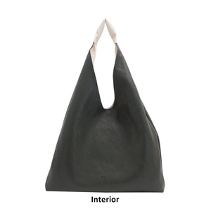 2N1 REVERSIBLE HOBO | CECILIA-Bags & Wallets-S-Q-Coriander
