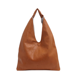 2N1 REVERSIBLE HOBO | CECILIA-Bags & Wallets-S-Q-COGNAC-LIGHT GREY-Coriander