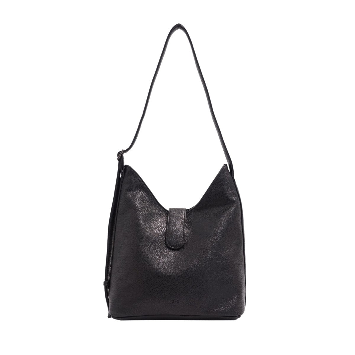 2N1 REVERSIBLE HOBO | MONA-Bags & Wallets-S-Q-BLACK-DEEP FOREST-Coriander