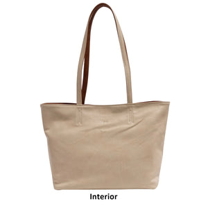 2N1 REVERSIBLE TOTE | BROOKE-Bags & Wallets-S-Q-Coriander