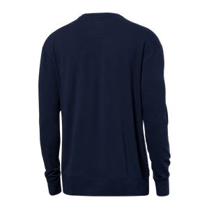 3SIX FIVE LS CREW - MARITIME BLUE-Shirts & Tops-SAXX-Coriander