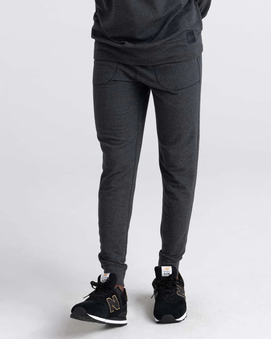 3SIX FIVE PANT | BLACK HEATHER-Pant-SAXX-Coriander