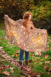 BOHEMIAN SCARF | DREAM WEAVER ZODIAC-Scarves & Wraps-MARKET OF STARS-Coriander