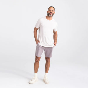 3six five TEE - OATMEAL HEATHER-Shirts & Tops-SAXX-Coriander