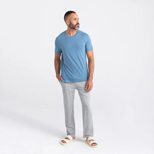 3six five TEE - WASHED BLUE-Shirts & Tops-SAXX-Coriander