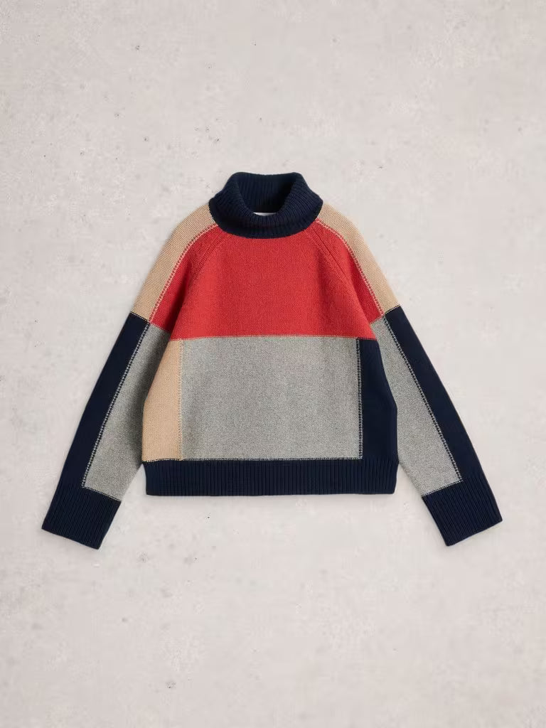 PULLOVER SWEATER | MARY COLOURBLOCK