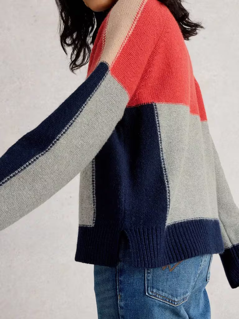 PULLOVER SWEATER | MARY COLOURBLOCK
