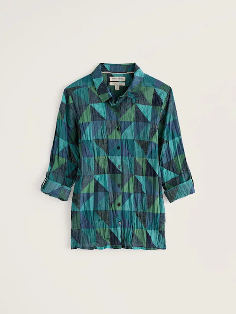 WOMEN'S SHIRT | LARISSA: GEO ESTUARY