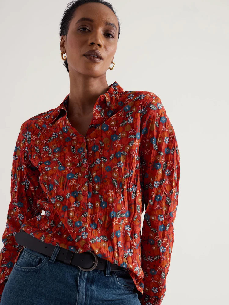 WOMEN'S SHIRT | LARISSA: TOMATO