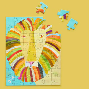48 PIECE KIDS PUZZLE - COLOURFUL LION-Puzzles-WERKSHOPPE-Coriander