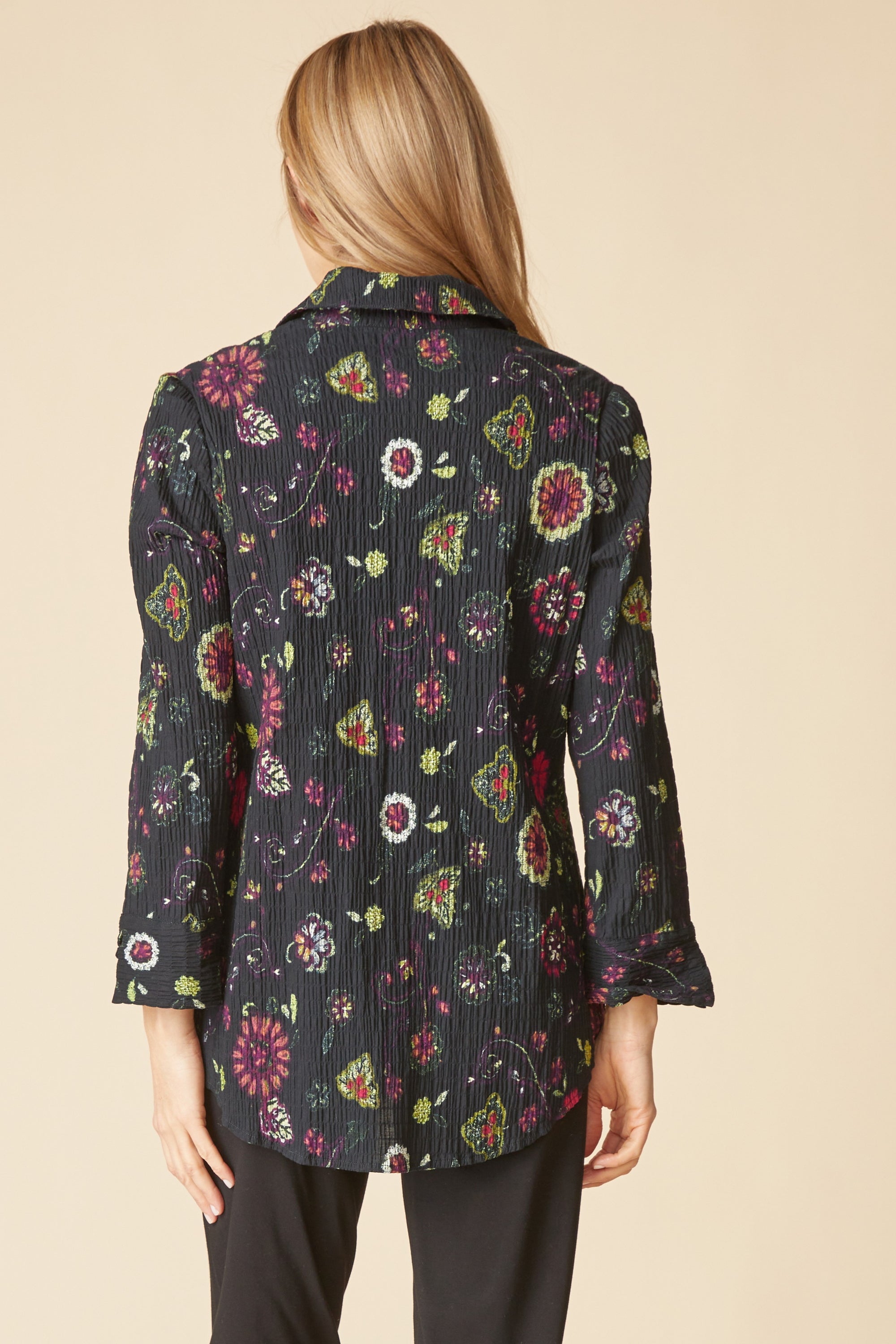 L/S SHIRT | SHAPED CRINKLE