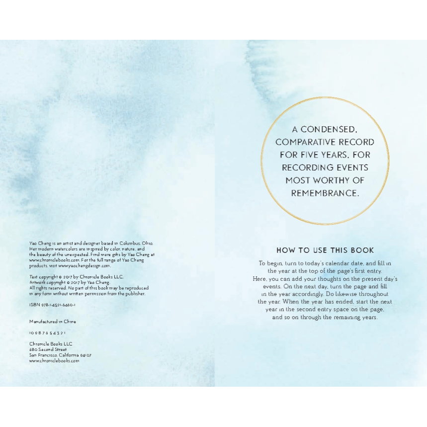 5 YEAR JOURNAL | CELESTIAL-Uncategorised-RAINCOAST-Coriander