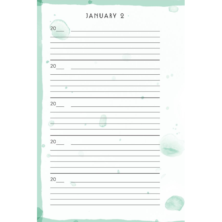 5 YEAR JOURNAL | RAINBOW-Uncategorised-RAINCOAST-Coriander