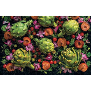 500 PIECE PUZZLE | ARTICHOKE FLORAL-Puzzles-RAINCOAST-Coriander