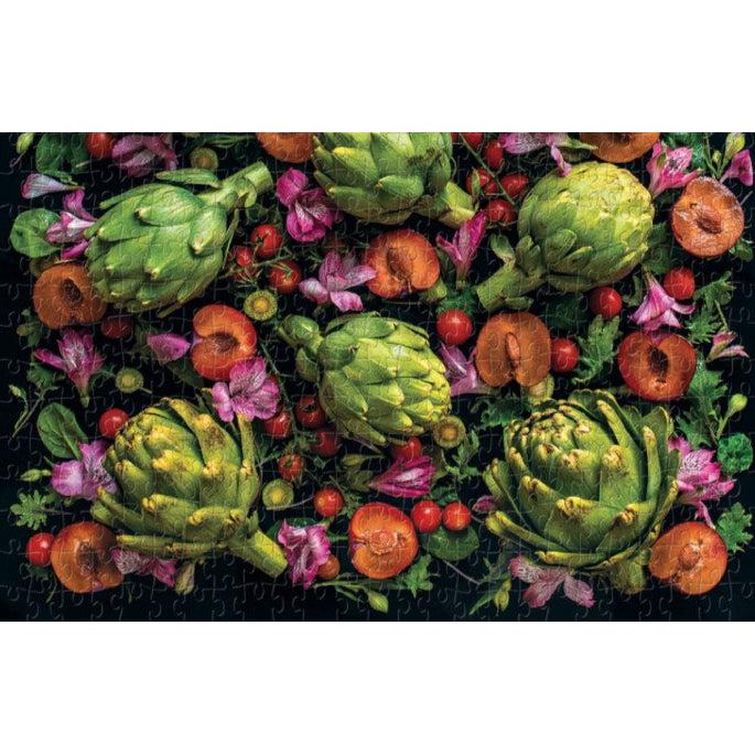 500 PIECE PUZZLE | ARTICHOKE FLORAL-Puzzles-RAINCOAST-Coriander