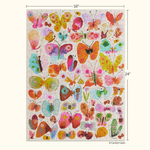 500 PIECE PUZZLE - BELIZE BUTTERFLIES-Puzzle-WERKSHOPPE-Coriander