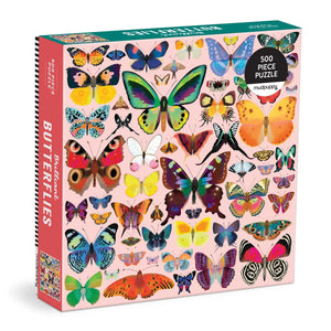500 PIECE PUZZLE | BRILLIANT BUTTERFLIES-Puzzles and Such-RAINCOAST-Coriander