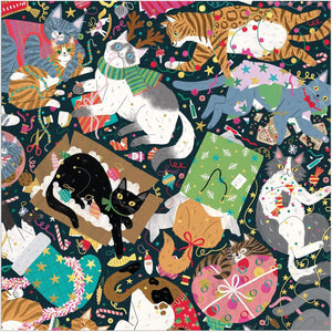 500 PIECE PUZZLE | CATMAS CHAOS-Puzzles-RAINCOAST-Coriander