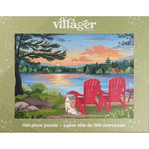 500 PIECE PUZZLE | COTTAGE COUNTRY-Puzzles-VILLAGER PUZZLES-Coriander