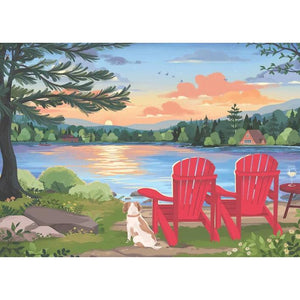 500 PIECE PUZZLE | COTTAGE COUNTRY-Puzzles-VILLAGER PUZZLES-Coriander