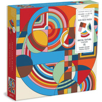 500 PIECE PUZZLE | FRANK LLOYD WRIGHT HOFFMAN HOUSE RUG-Fun and Games-RAINCOAST-Coriander