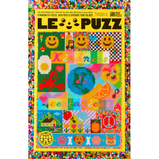 500 PIECE PUZZLE | KINDNESS IS CONTAGIOUS |-Puzzles-LE PUZZ-Coriander