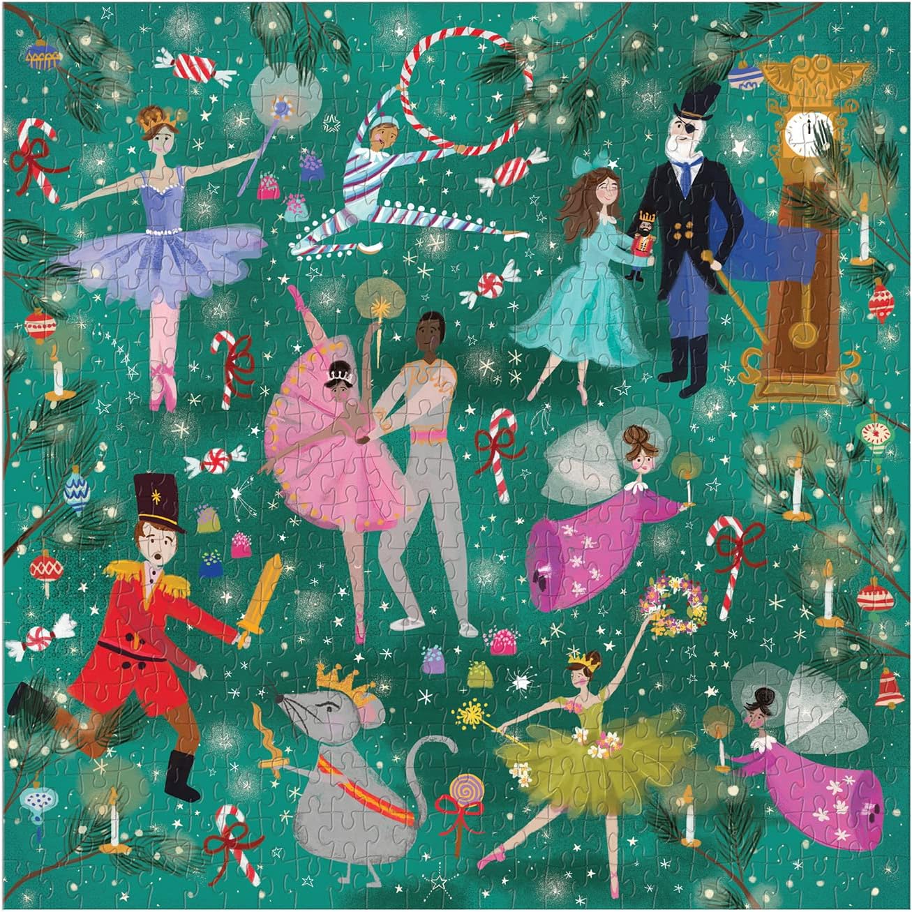 500 PIECE PUZZLE | MERRY NUTCRACKER-Puzzles-RAINCOAST-Coriander
