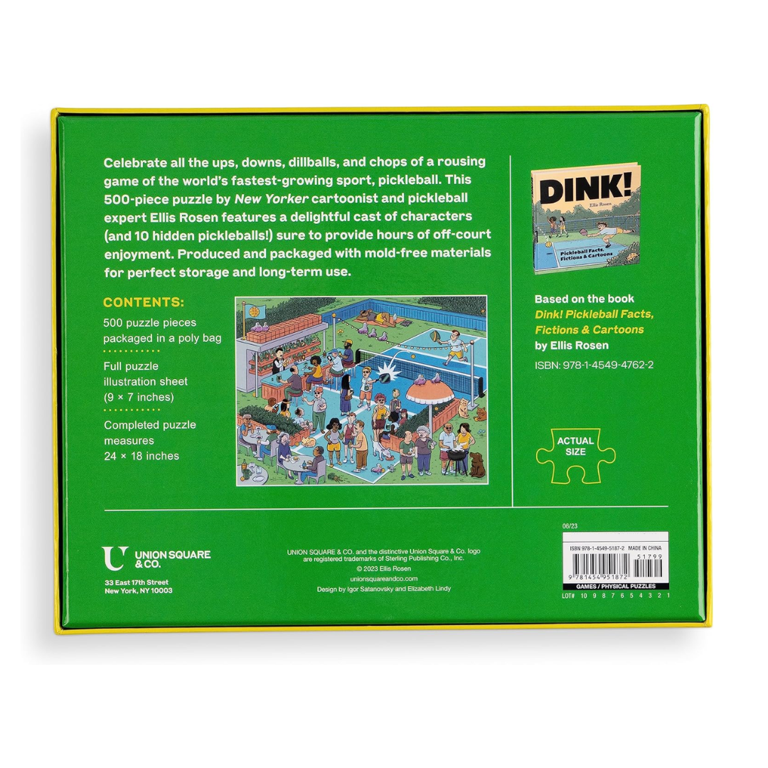 500 PIECE PUZZLE | PICKLEBALL-Puzzles and Such-HACHETTE BOOK GROUP-Coriander