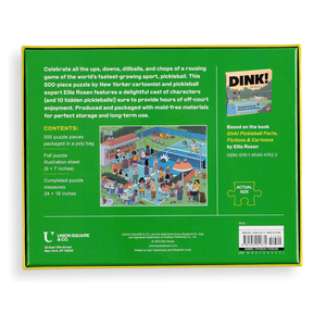 500 PIECE PUZZLE | PICKLEBALL-Puzzles and Such-HACHETTE BOOK GROUP-Coriander