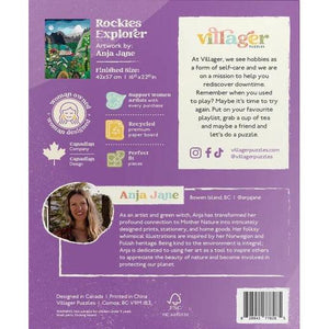 500 PIECE PUZZLE | ROCKIES EXPLORER-Puzzles-VILLAGER PUZZLES-Coriander