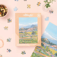 500 PIECE PUZZLE | WINE COUNTRY-Puzzles and Such-VILLAGER PUZZLES-Coriander