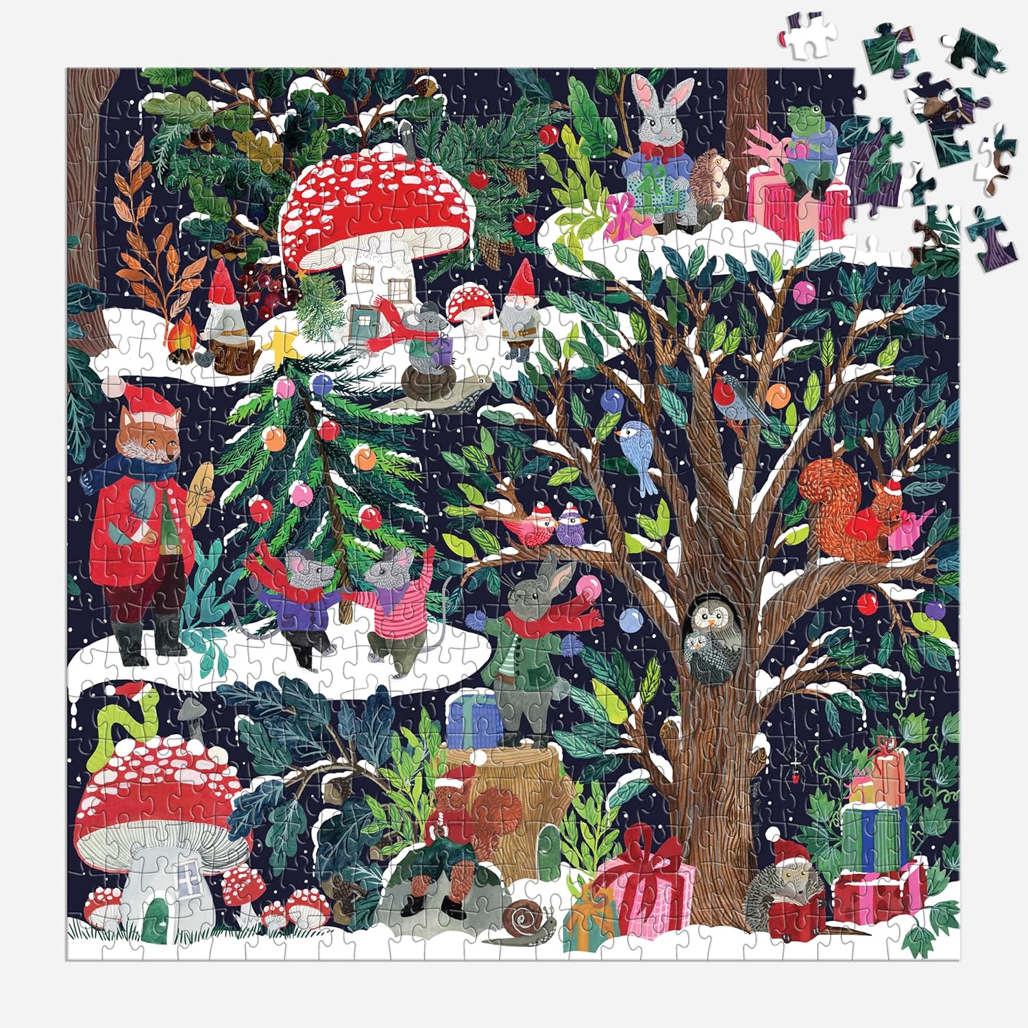 500 PIECE PUZZLE | YULETIDE FOREST-Puzzles-RAINCOAST-Coriander