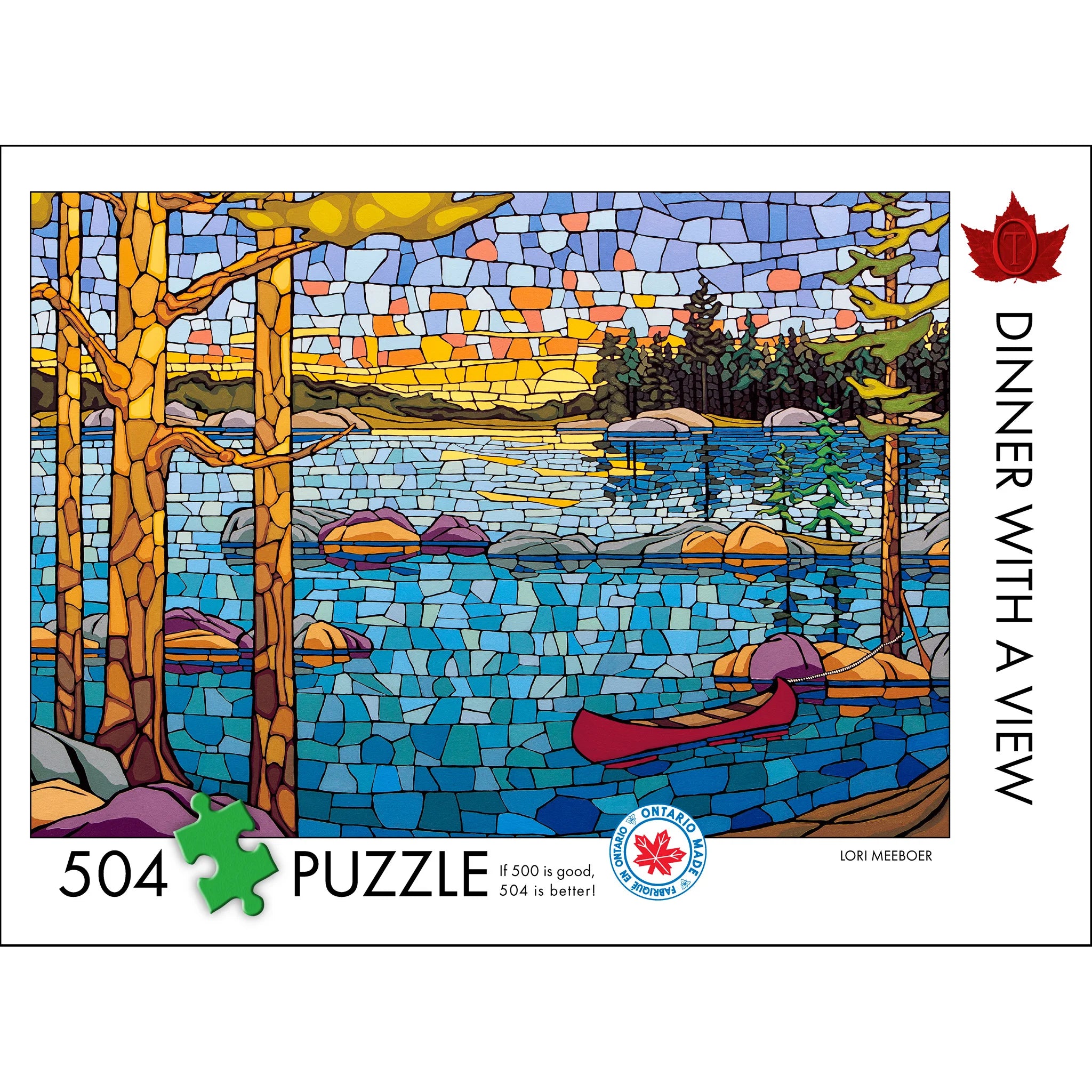 504 PIECE PUZZLE | DINNER WITH A VIEW-Puzzles-THE OCCURANCE-Coriander